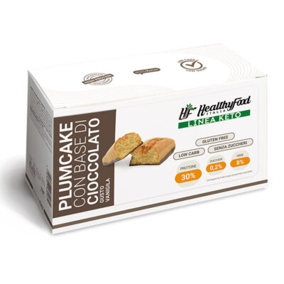 Plumcake Proteico Vaniglia con base di Cioccolato