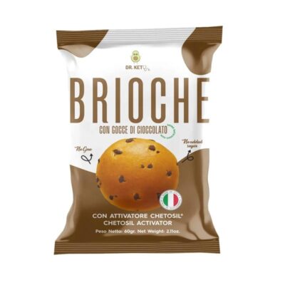 Brioche Keto con gocce di cioccolato