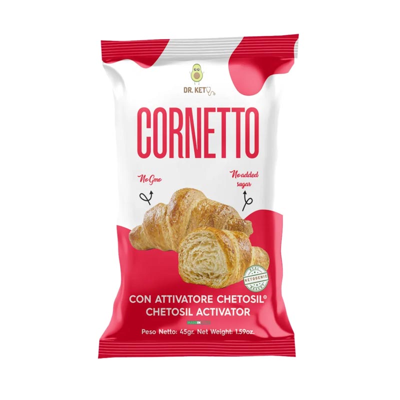 Cornetto Keto vuoto senza ripieno