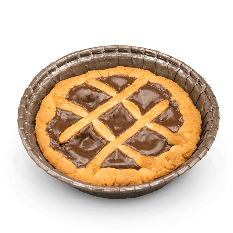 crostatina keto con crema al cioccolato