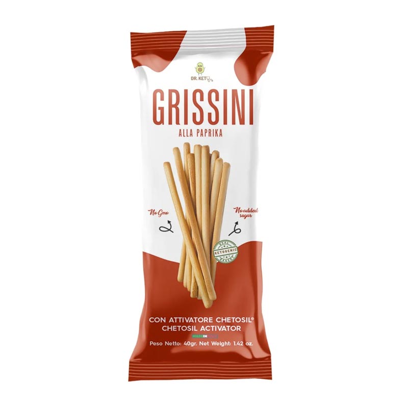 Grissini Keto alla paprika