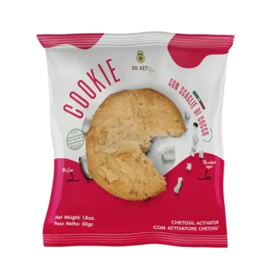 Cookie keto con scaglie di cocco