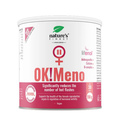 OK!Meno Nature’s Finest integratore per menopausa in polvere gusto limone