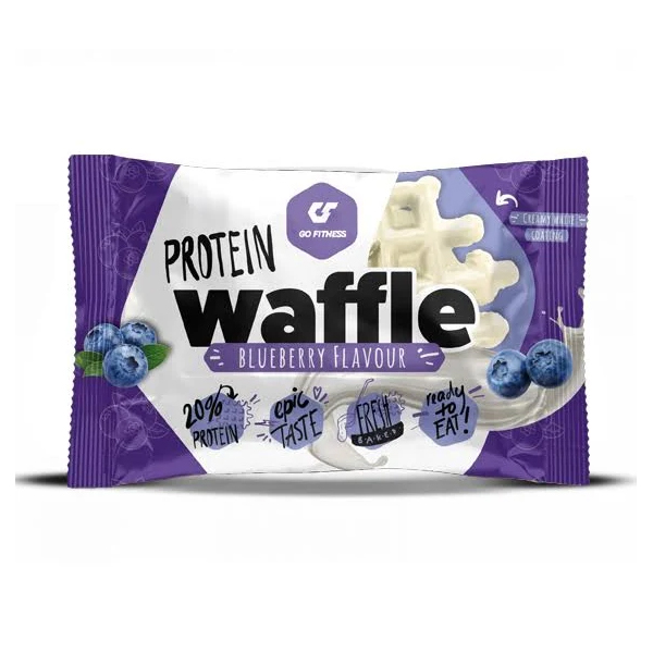 WAFFLE CIOCCOLATO BIANCO E MIRTILLI
