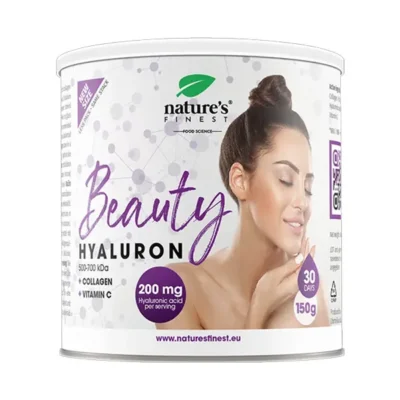 Beauty Hyaluron Nature’s Finest integratore con acido ialuronico e collagene 150 g