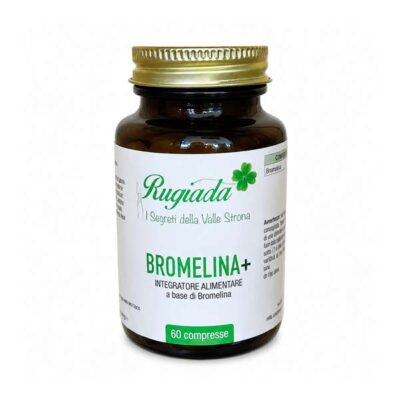 Bromelina+ Rugiada 60 compresse integratore alimentare con bromelina